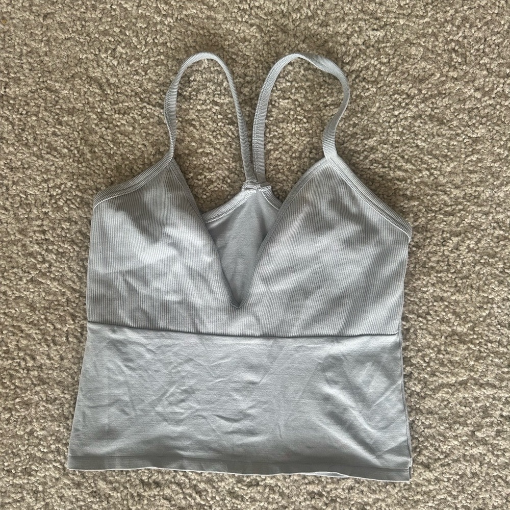 Anthropologie Gray Tank Top